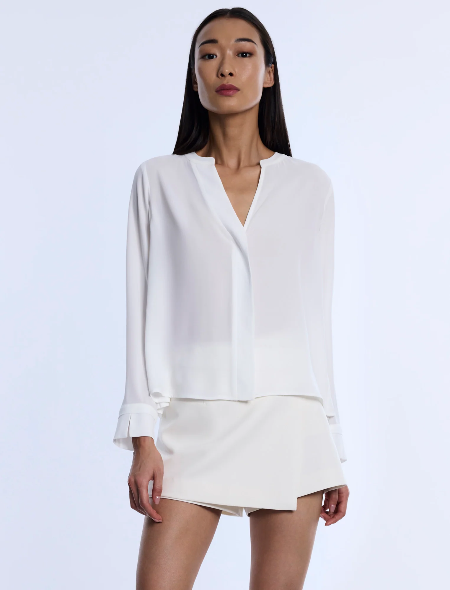 Pleated Back Blouse - Builderot