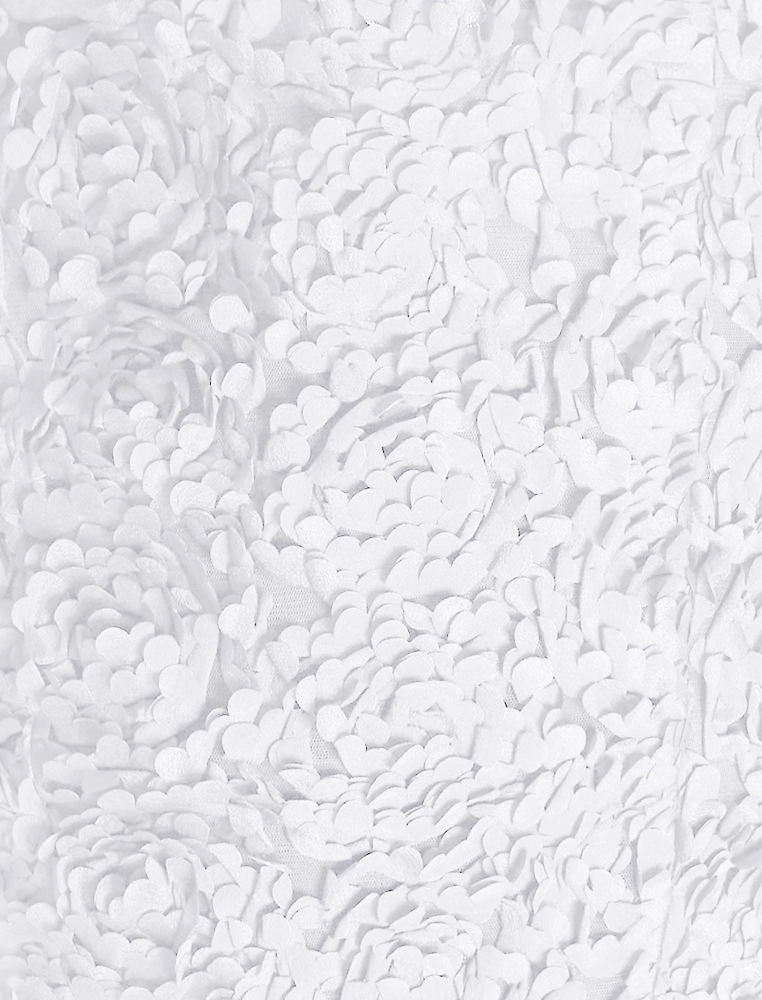 Strapless 3D Floral Dress - Builderot