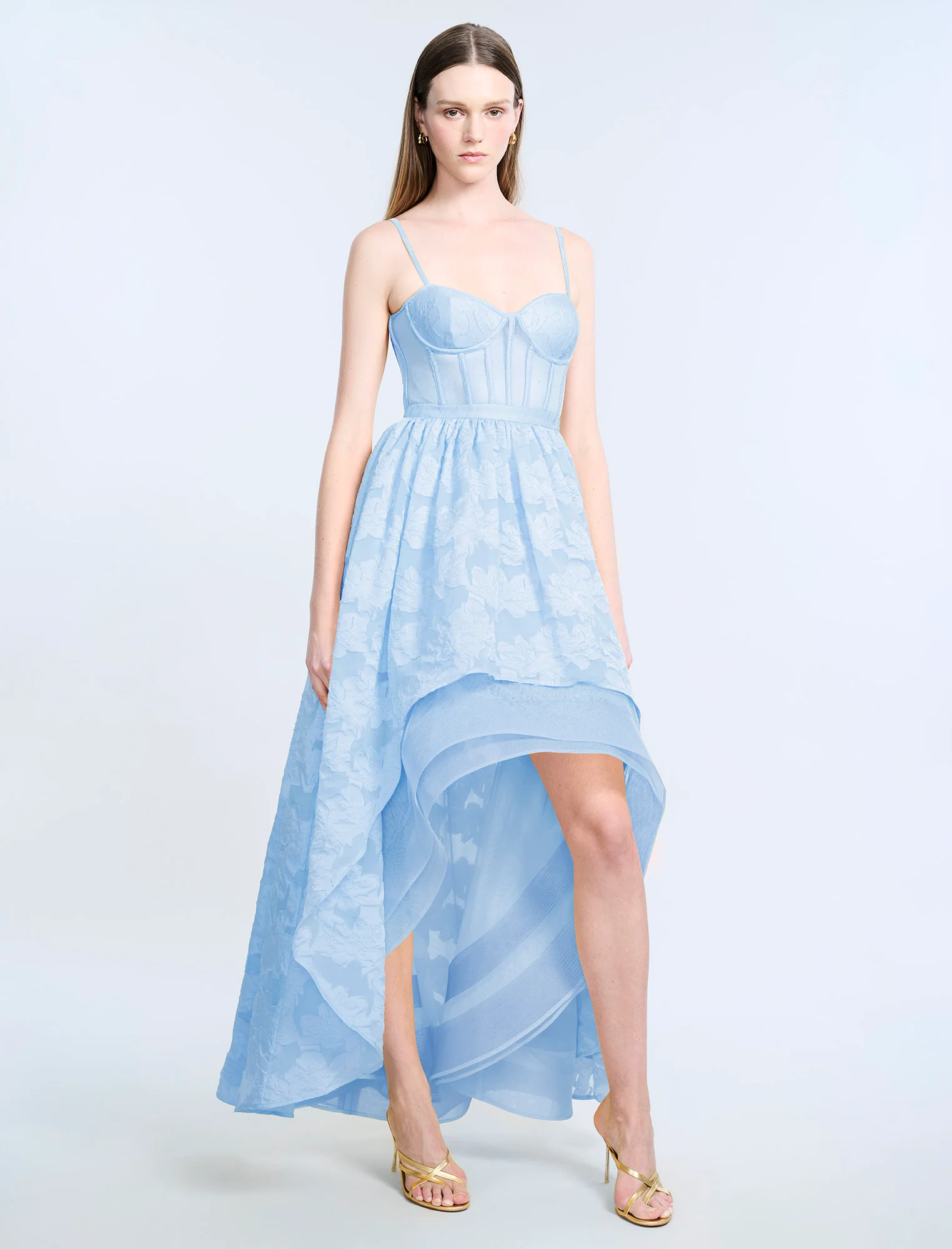 High Low Organza Tulle Gown - Builderot