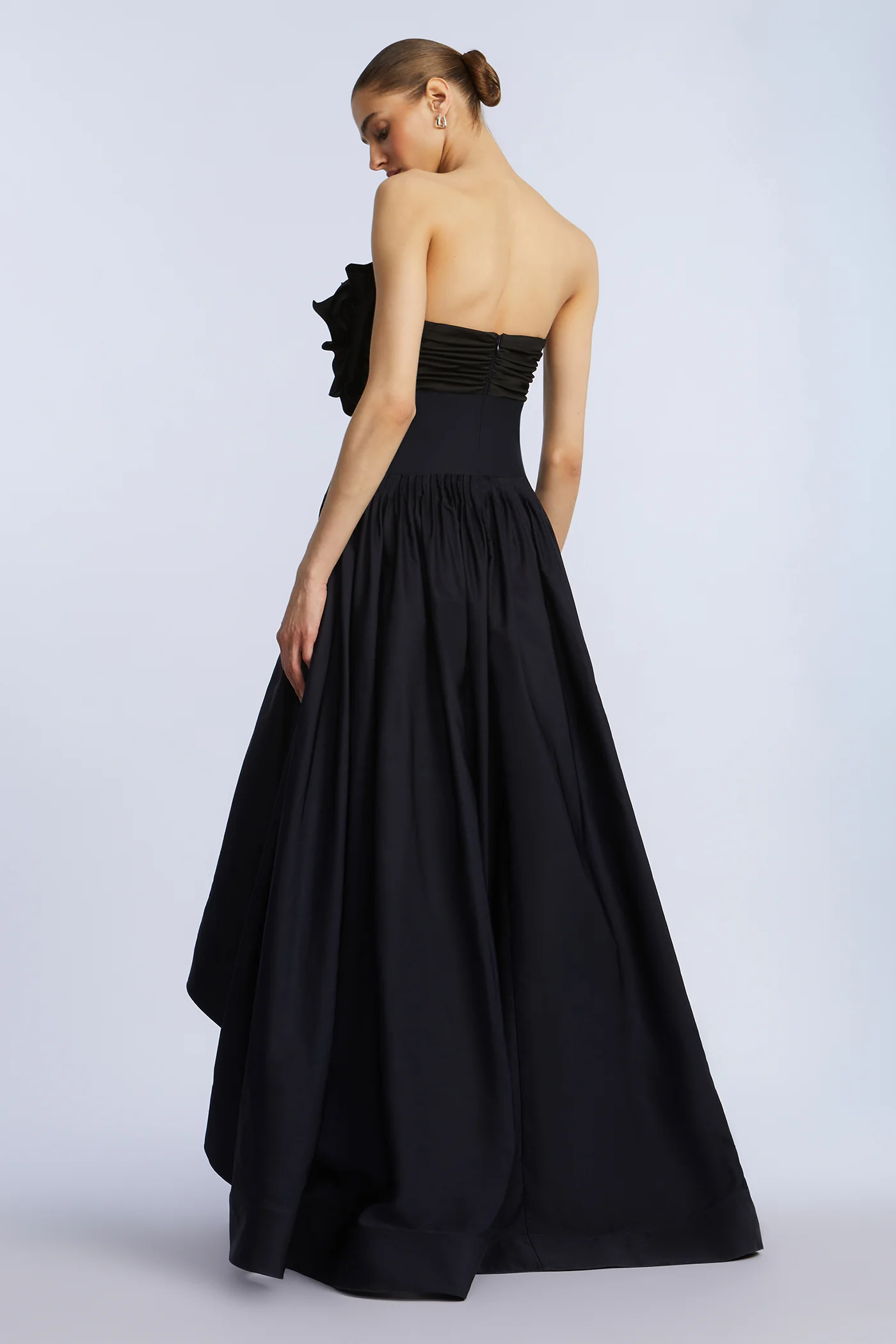 High Low Gown With Flower - Builderot