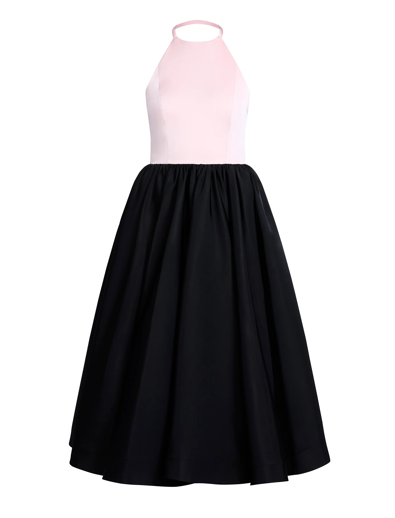 Halter Tea Length Dress - Builderot