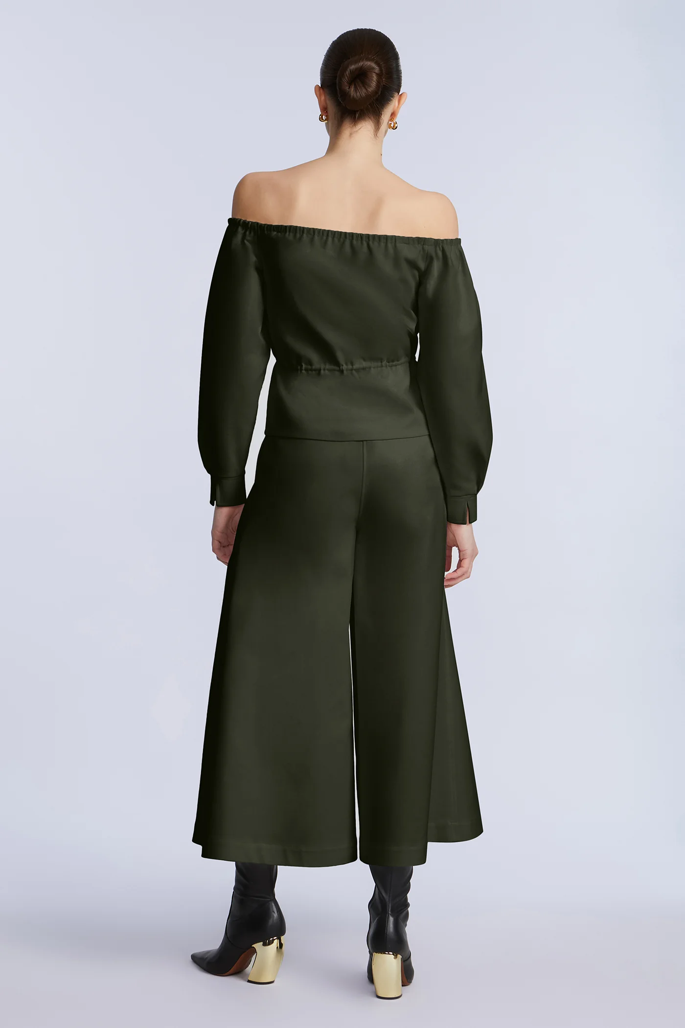 Off Shoulder Drawstring Top - Builderot