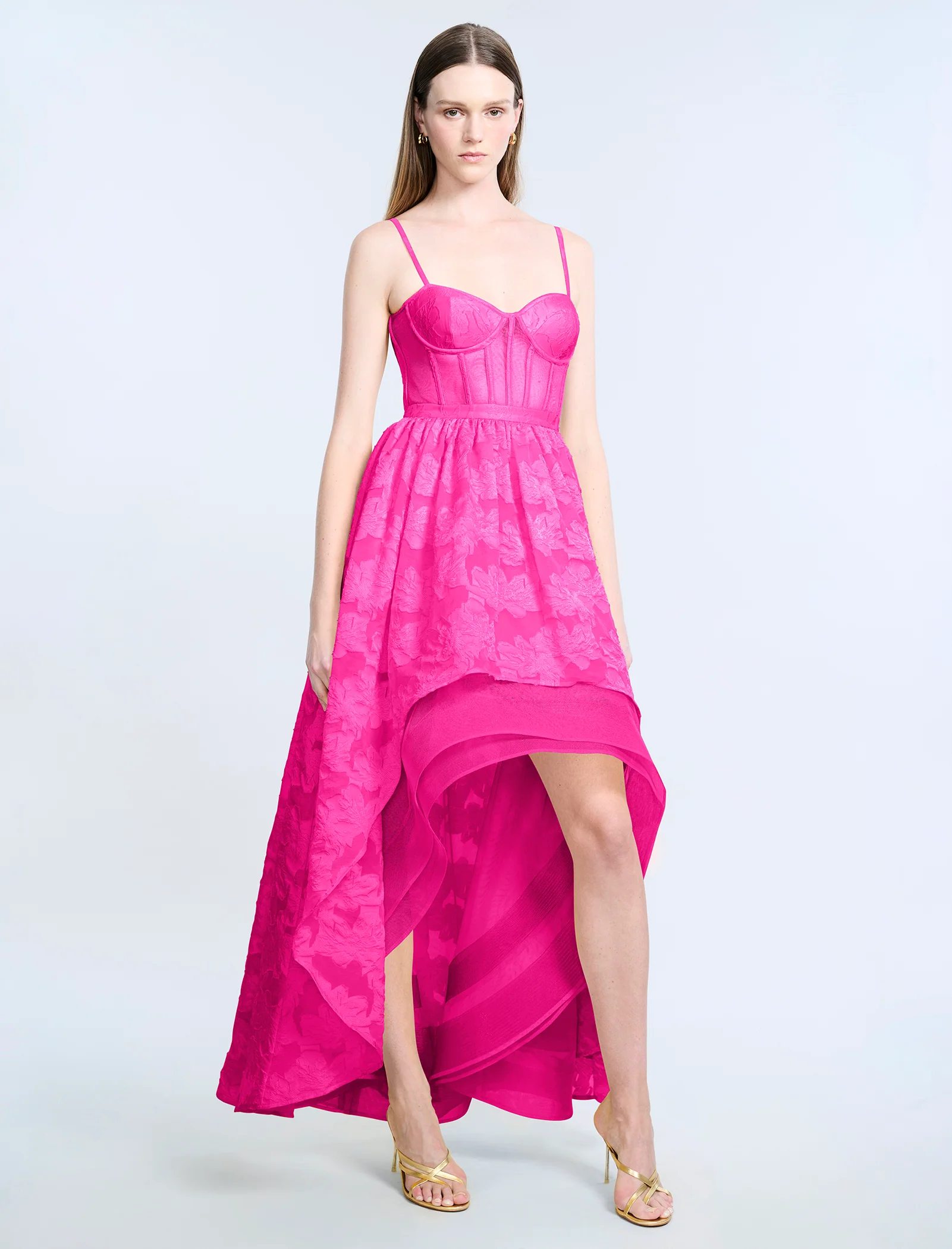 High Low Organza Tulle Gown - Builderot