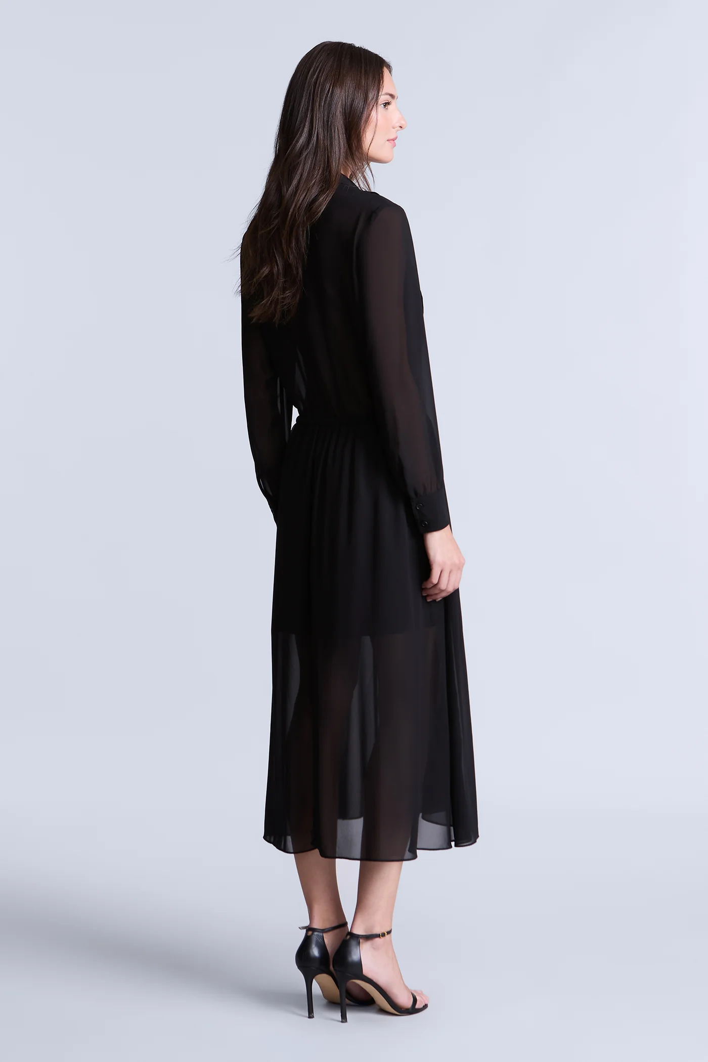 Solid Ruffle Dress - Builderot