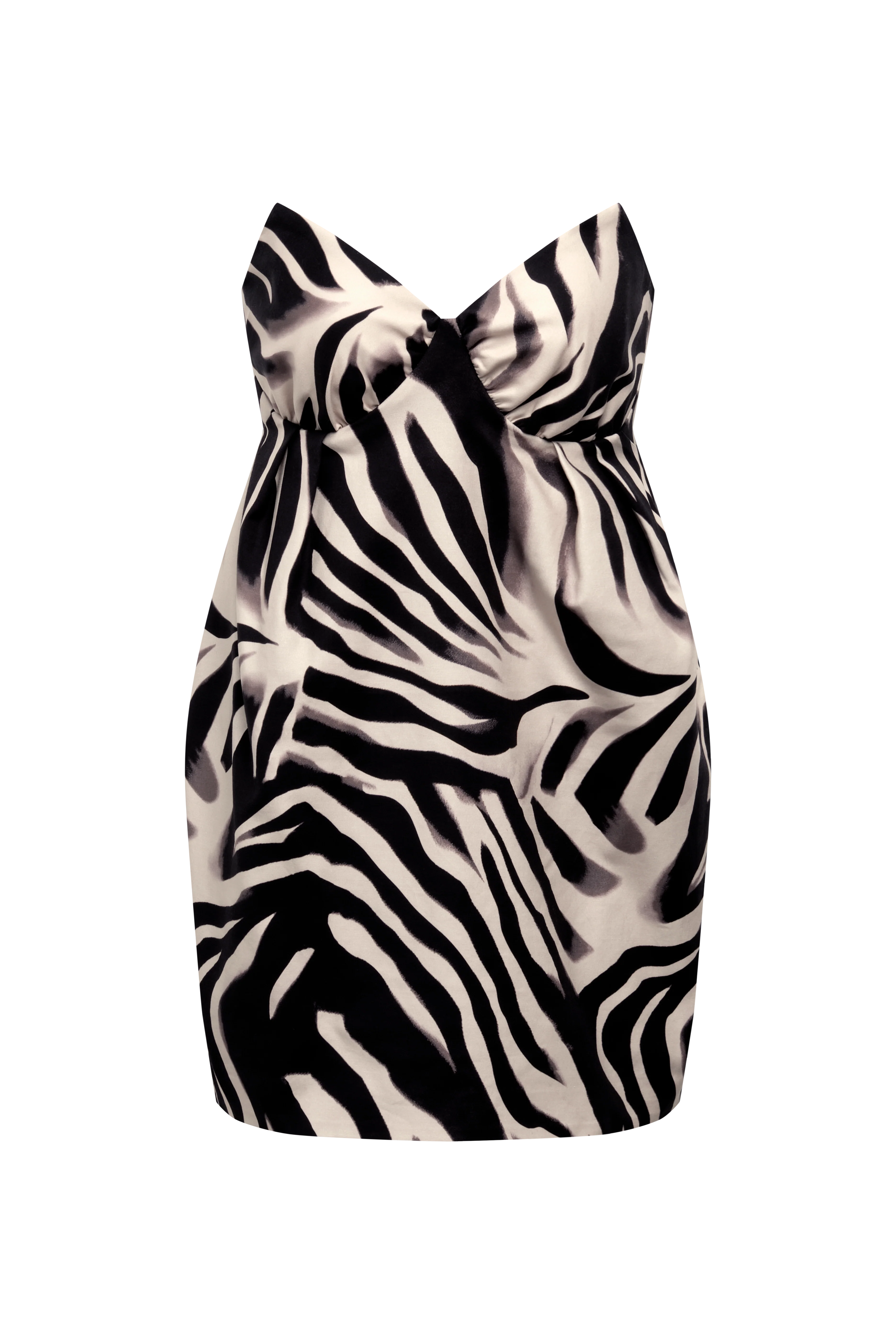 Strapless Bubble Mini Dress - Builderot