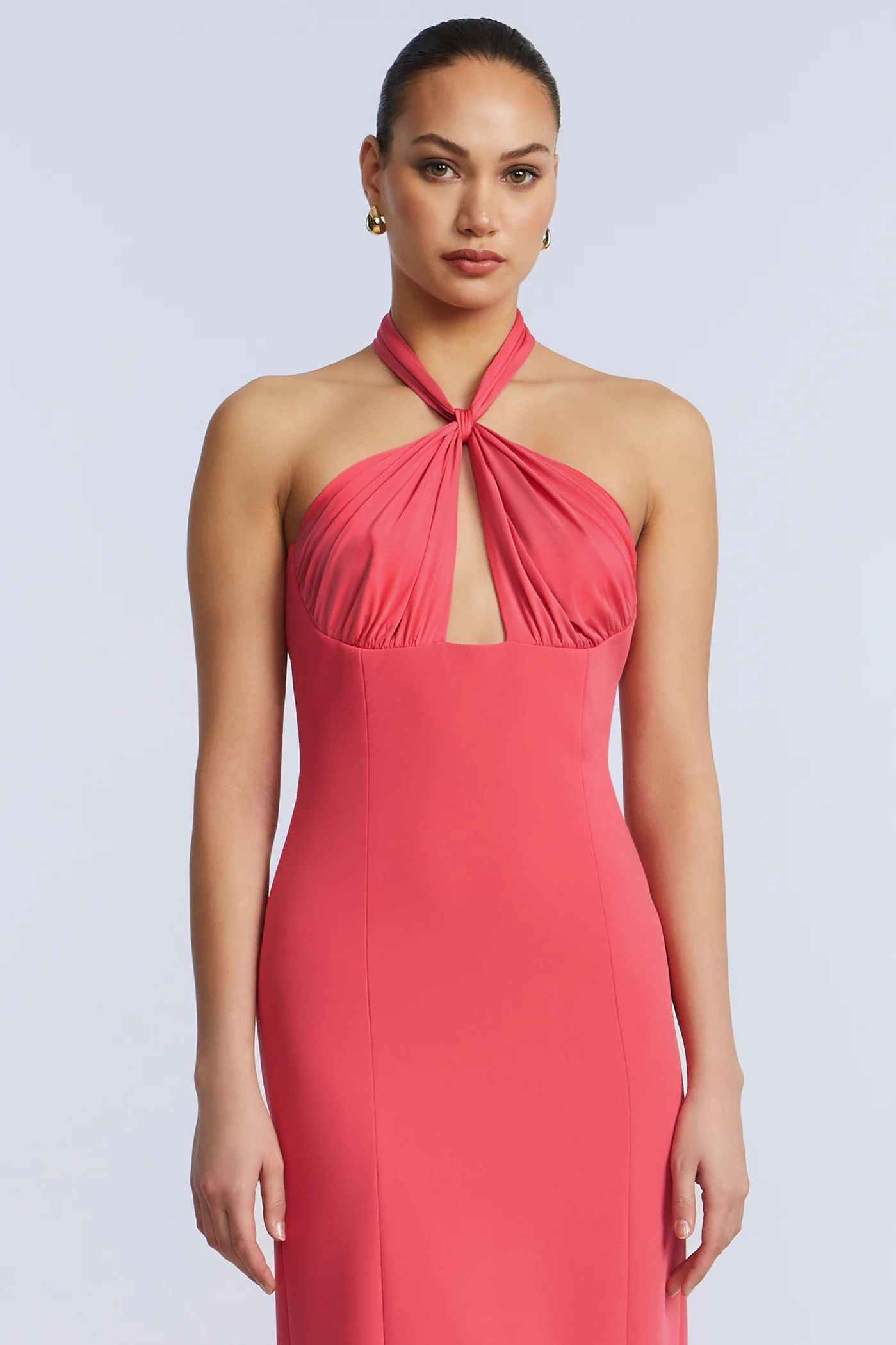 Midi Dress With A Twist - Builderot