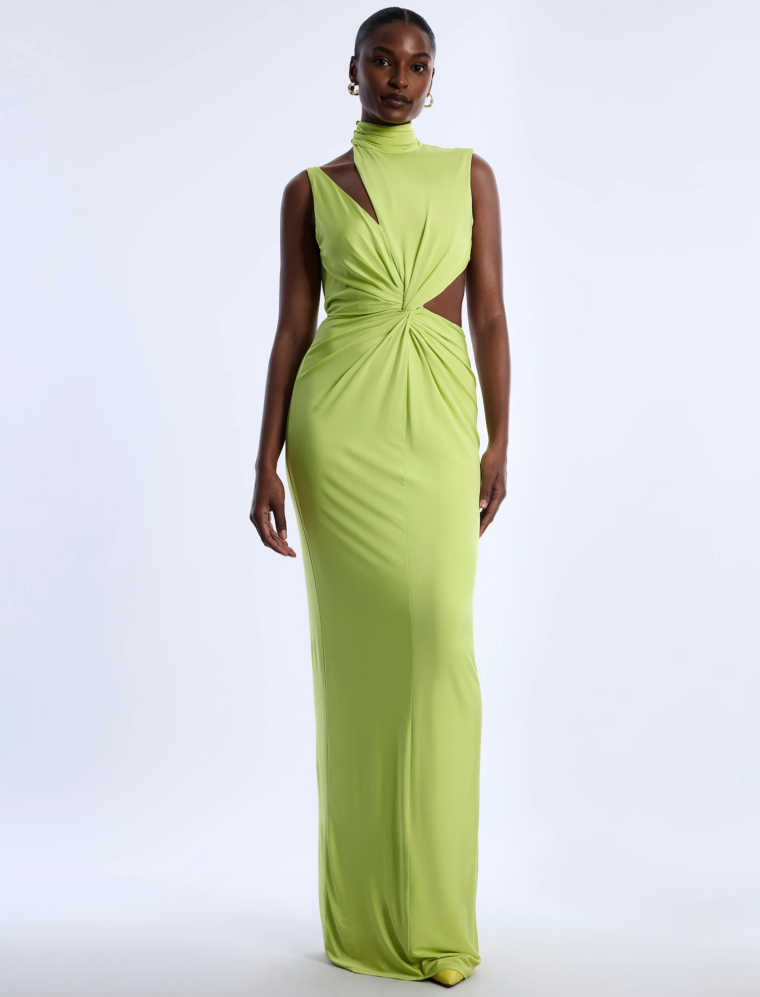 Asymmetrical  Jersey Gown - Builderot