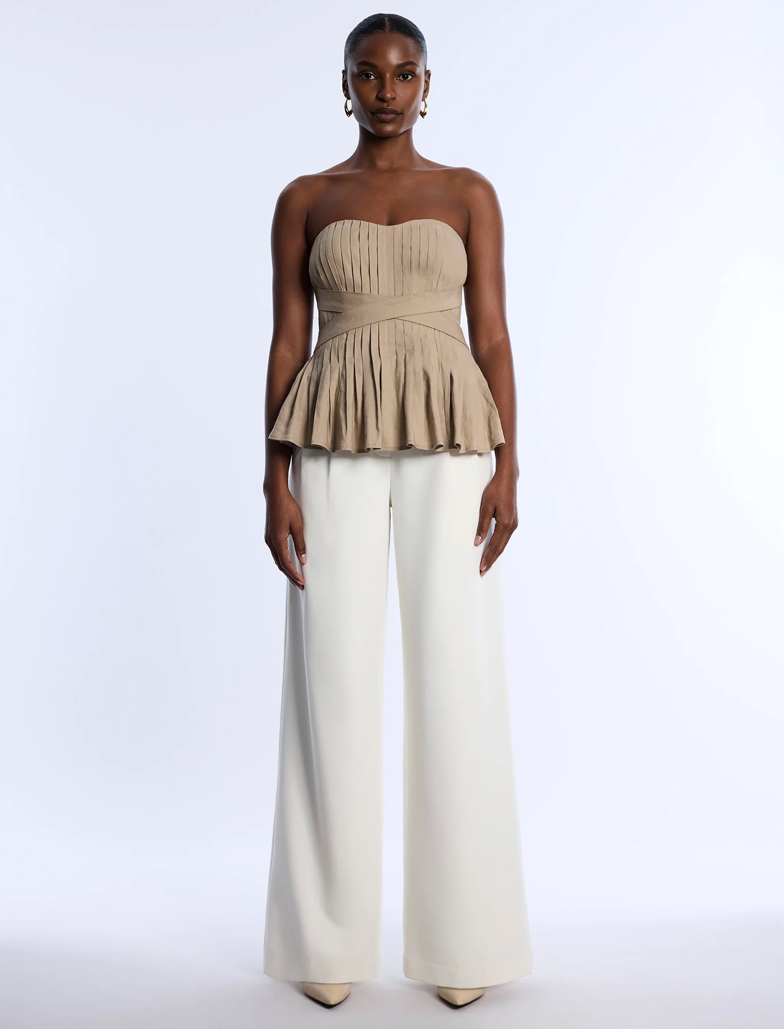 Stretch Linen Top - Builderot