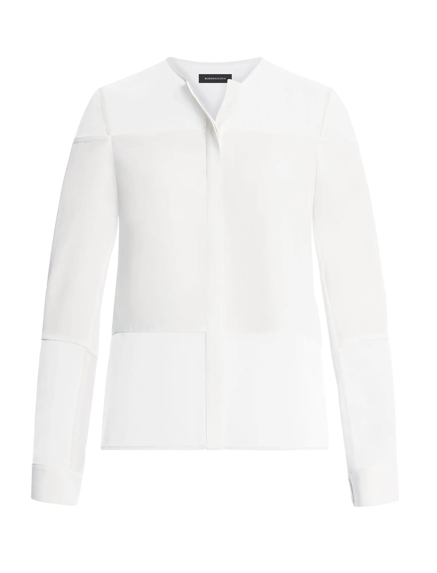 Sheer Panel Blouse - Builderot