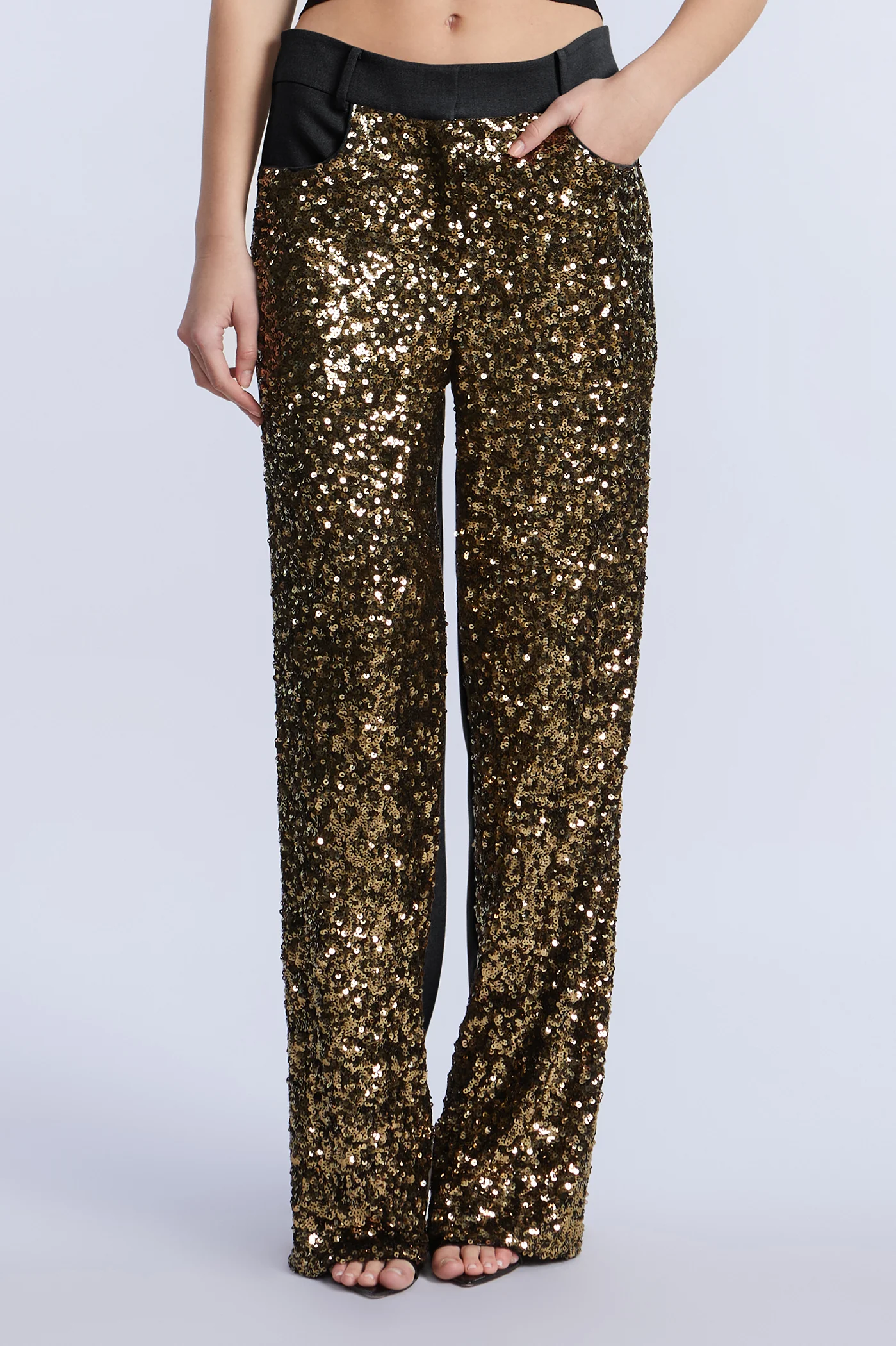 Sequin Mix Pant - Builderot