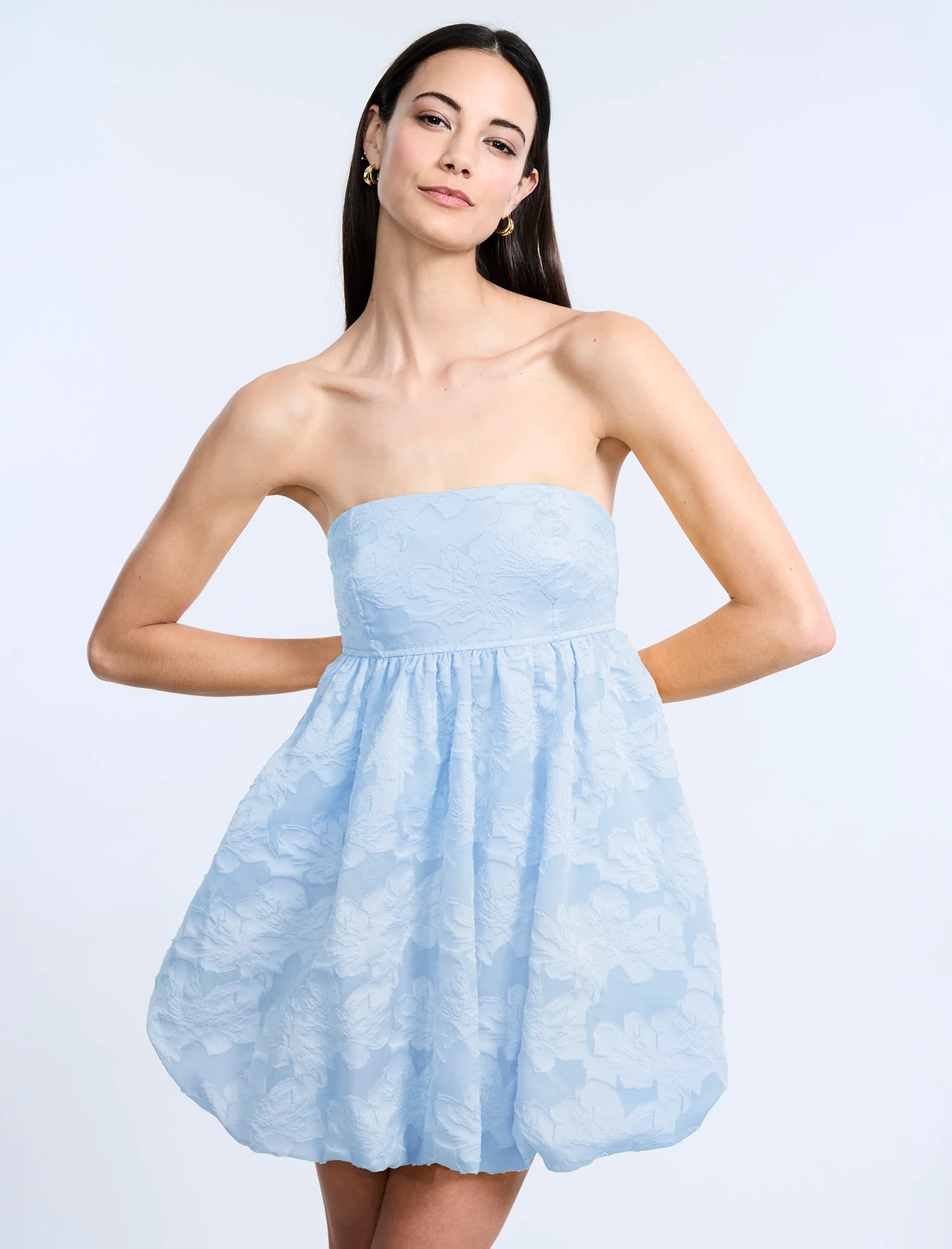 Organza Jacquard Bubble Dress - Builderot