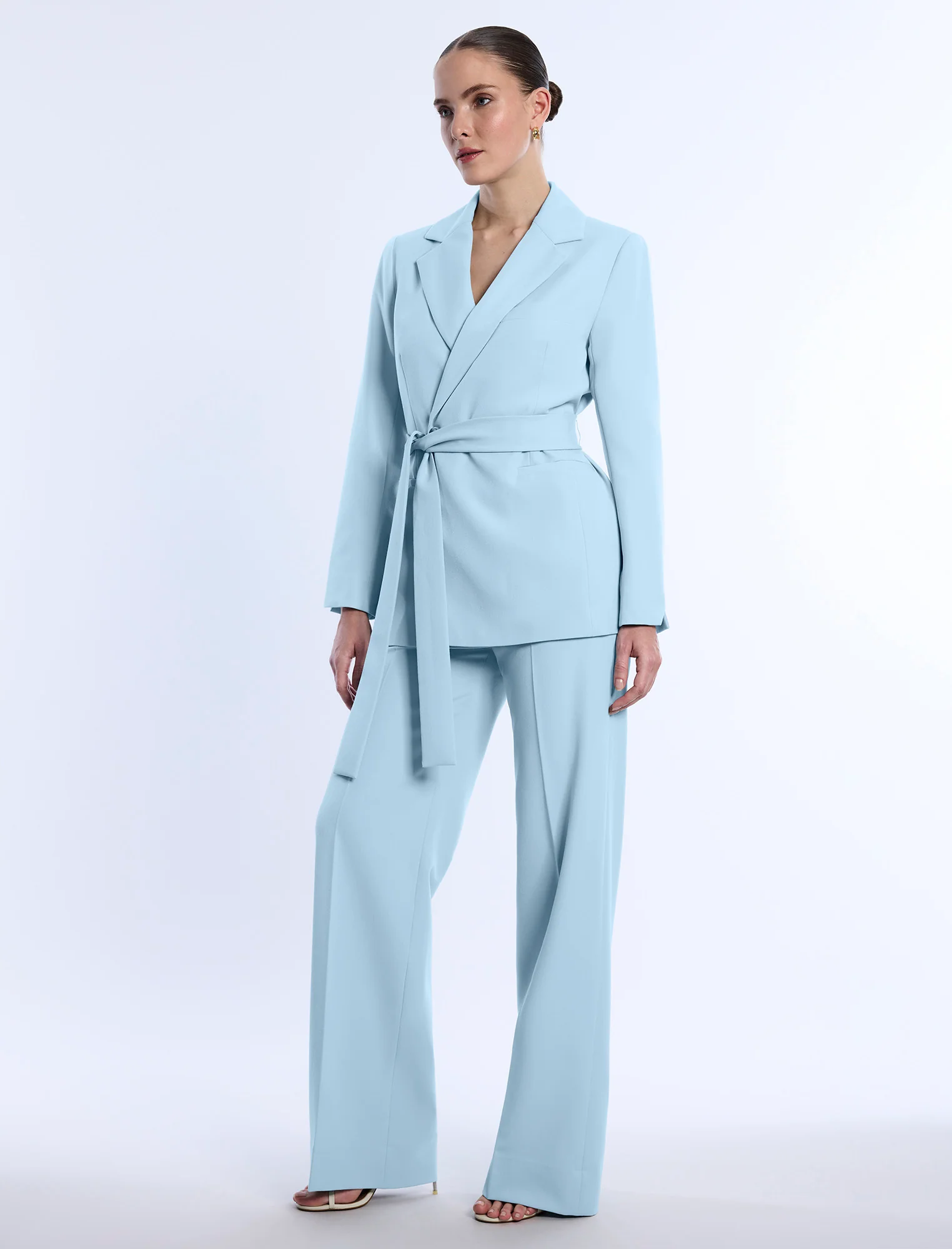 Belted Tailored Jacket - Builderot
