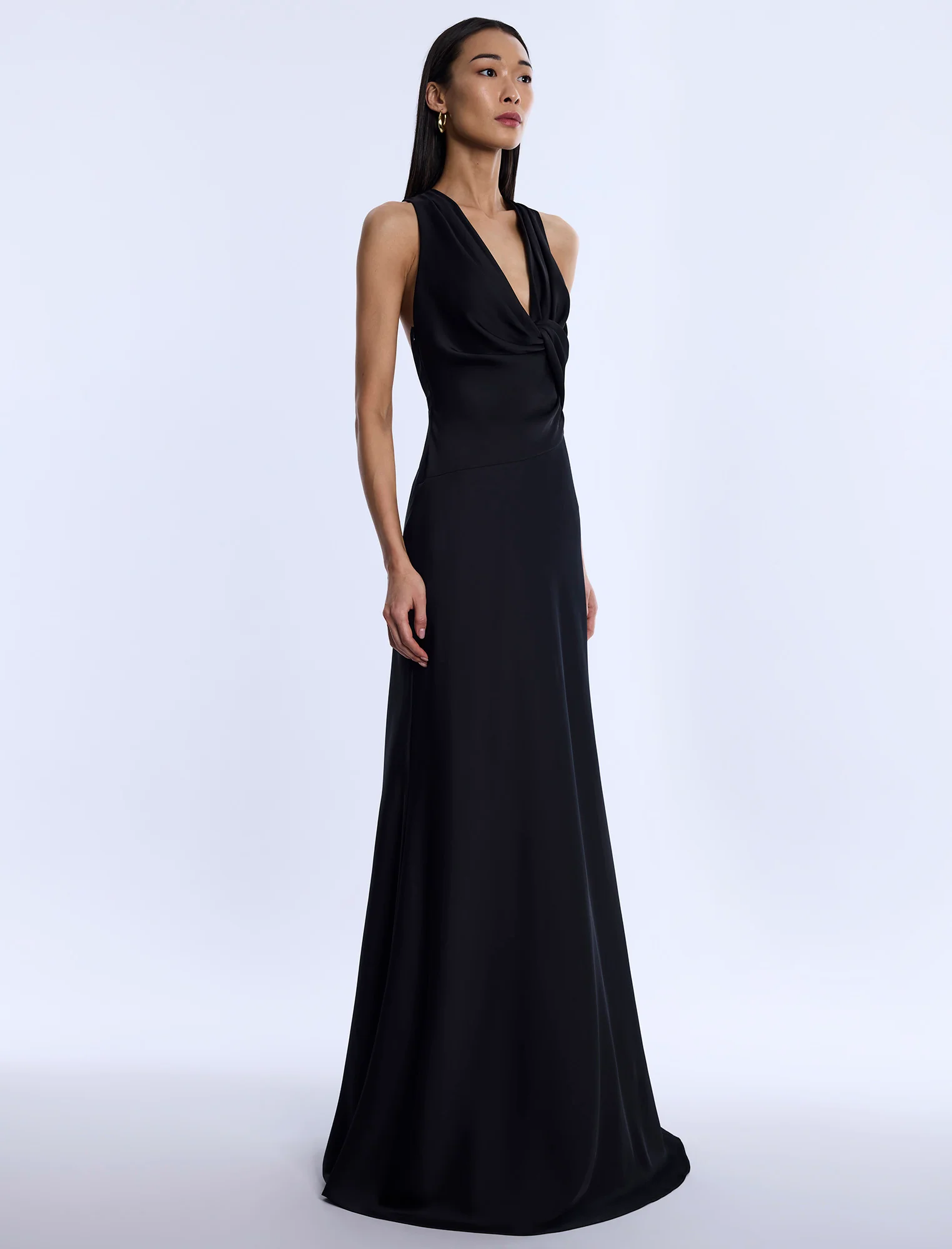 Cowl Neck Halter Gown - Builderot