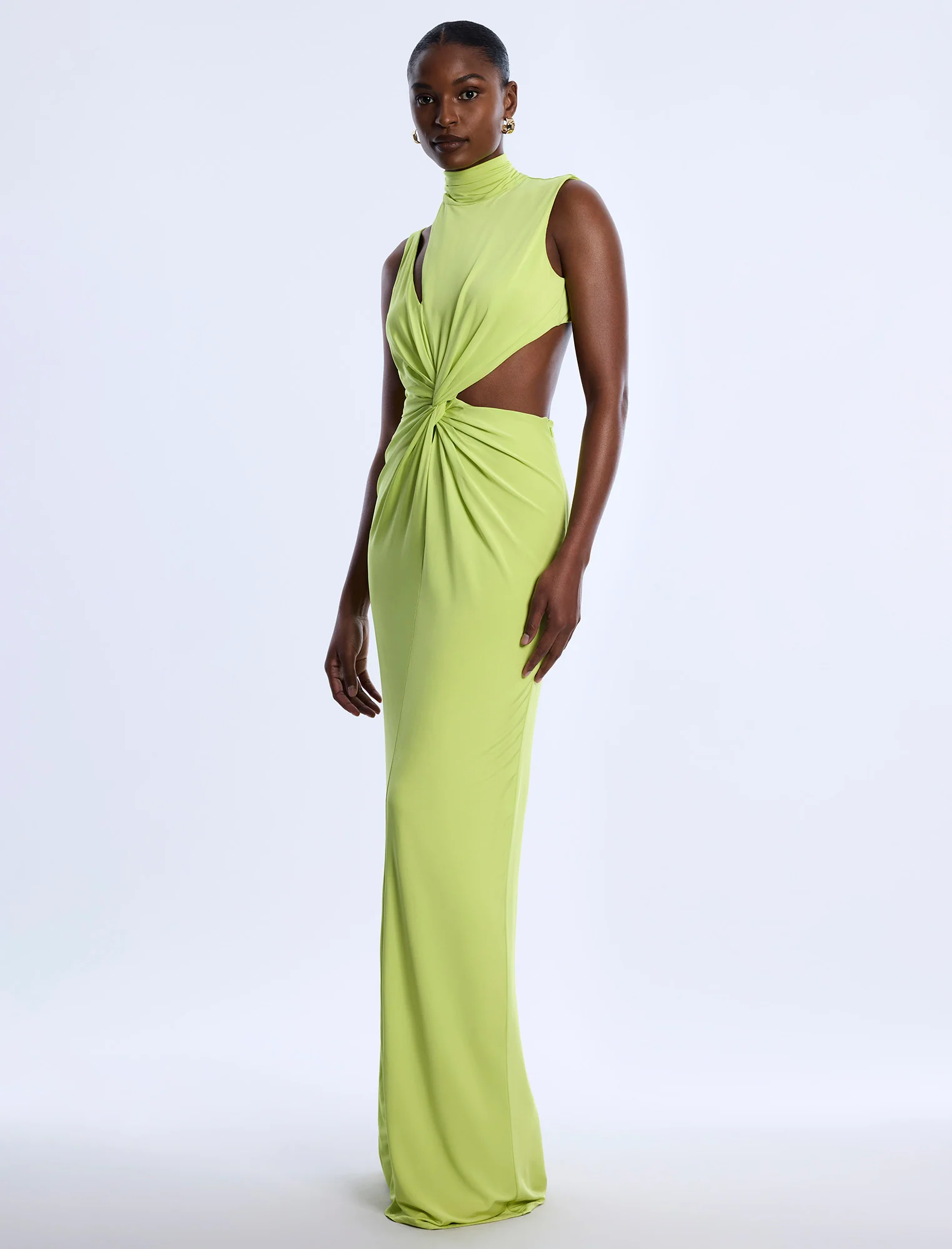 Asymmetrical  Jersey Gown - Builderot