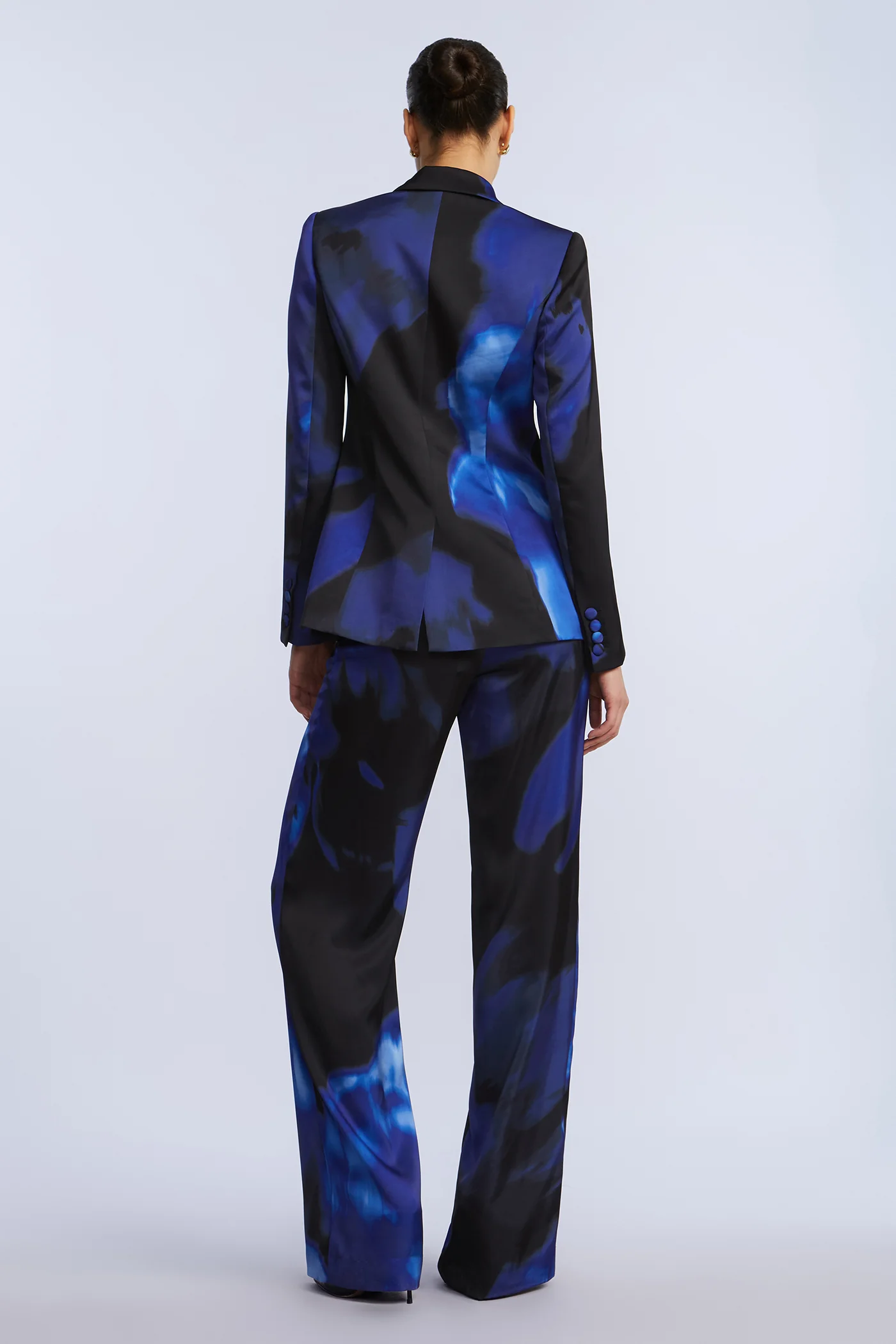 Rose Printed Blazer - Builderot