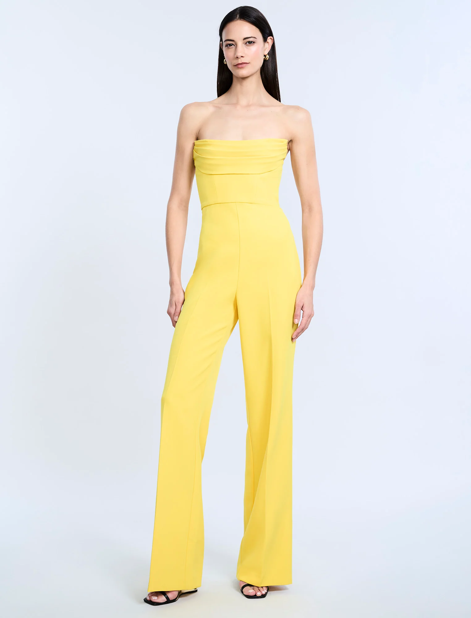 Corset Jumpsuit With Drape - Builderot