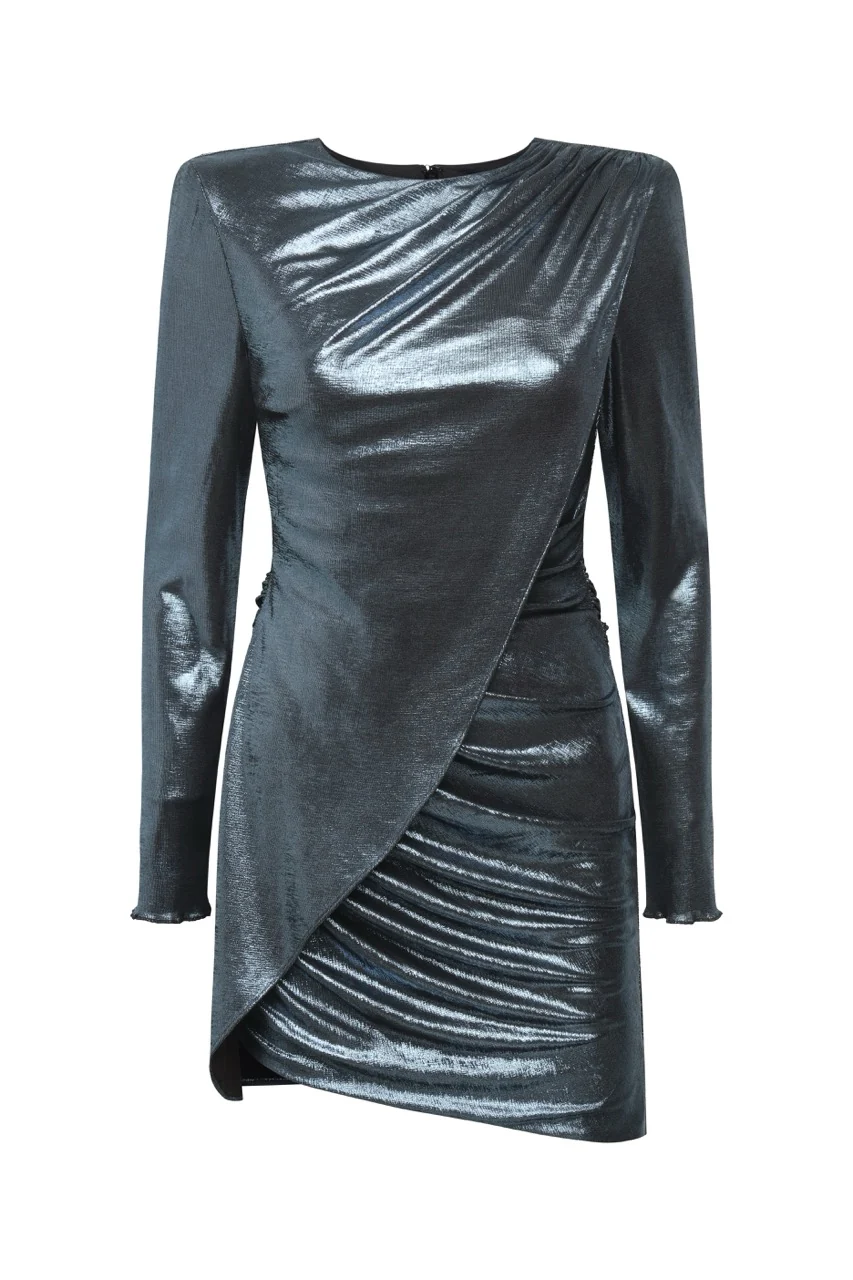 Metallic Mini Dress - Builderot