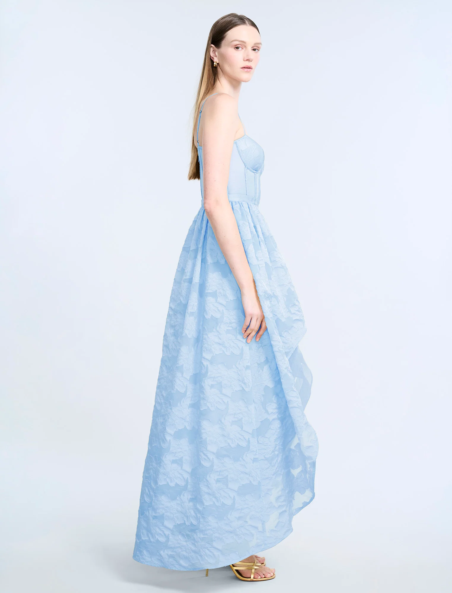 High Low Organza Tulle Gown - Builderot