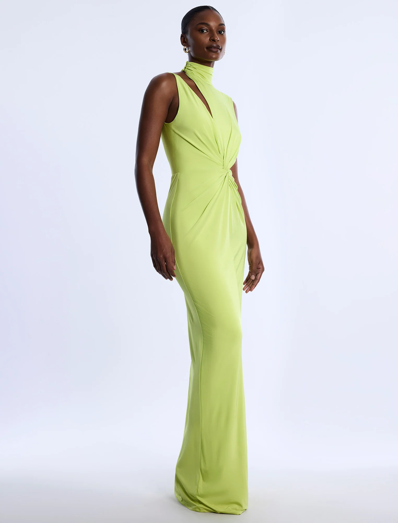 Asymmetrical  Jersey Gown - Builderot