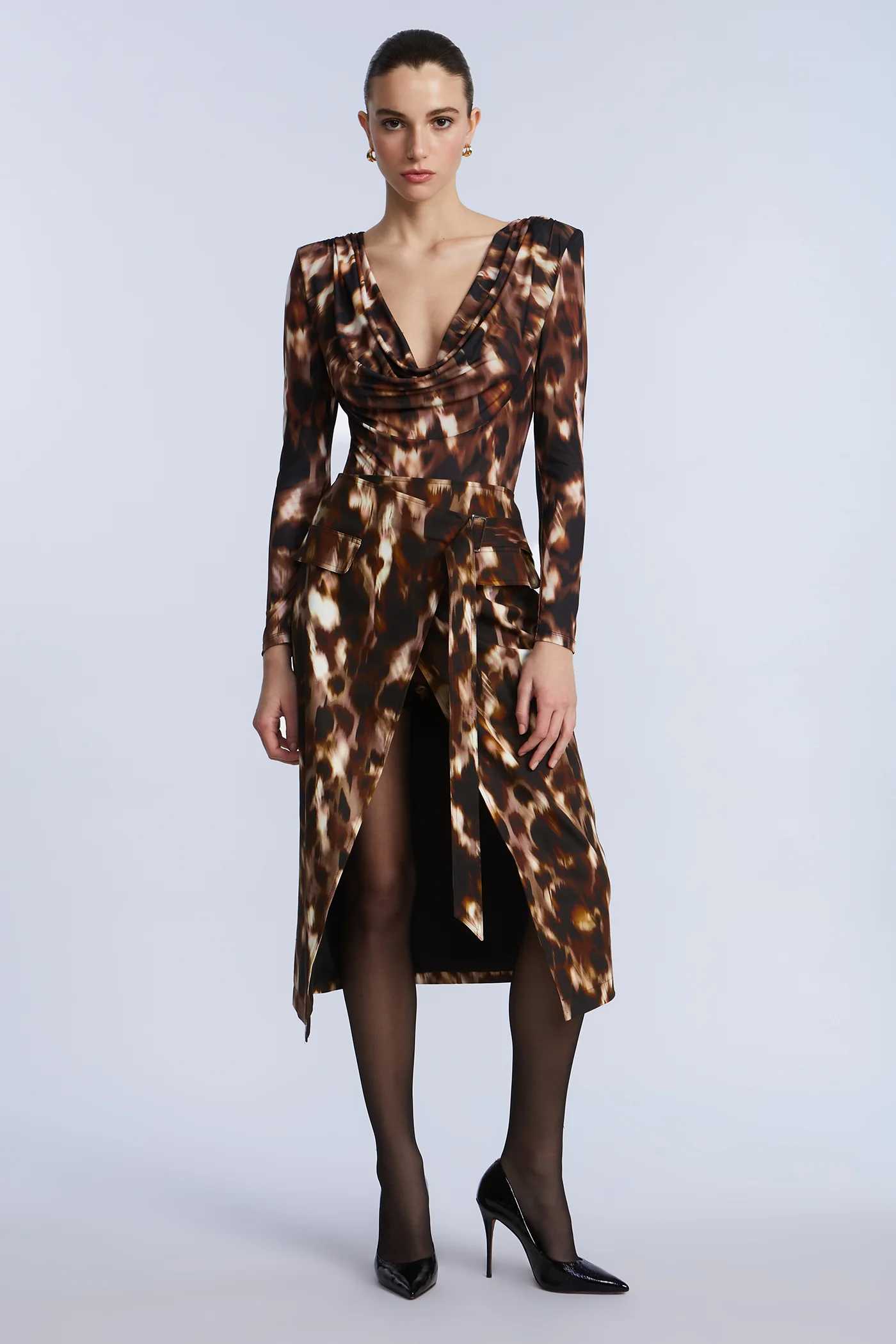 Overlap Midi Skirt - Builderot