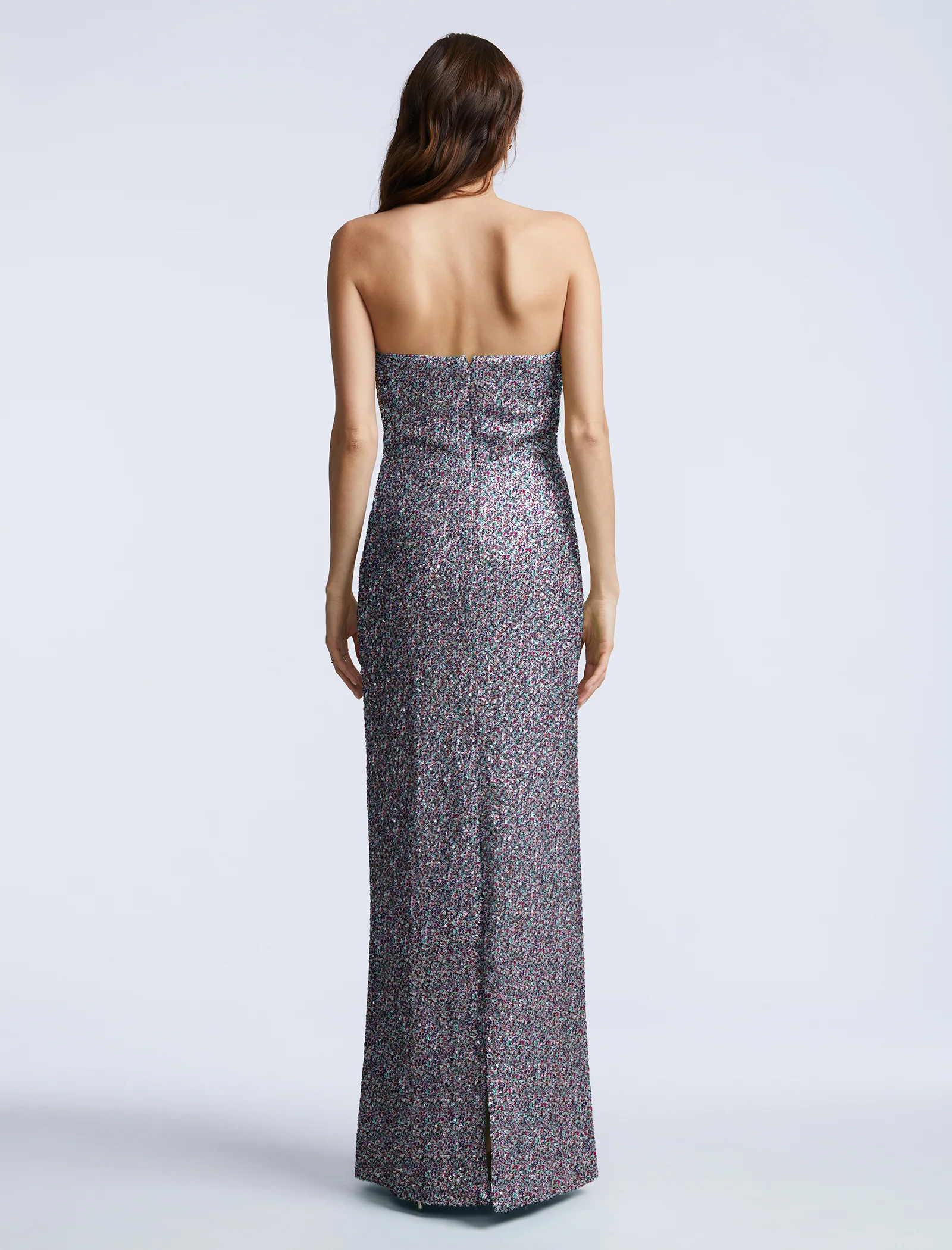 Plunging U Neckline Gown - Builderot