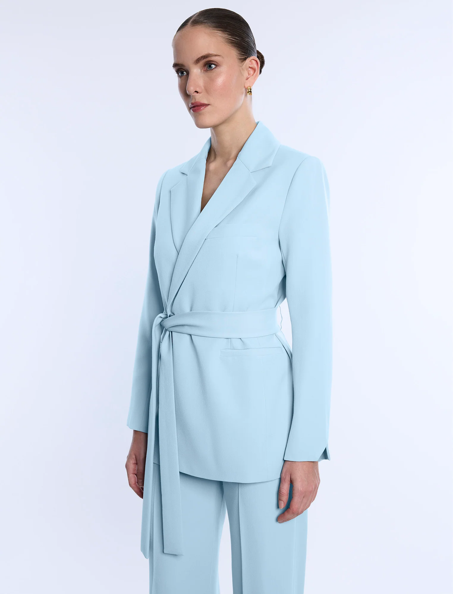Belted Tailored Jacket - Builderot